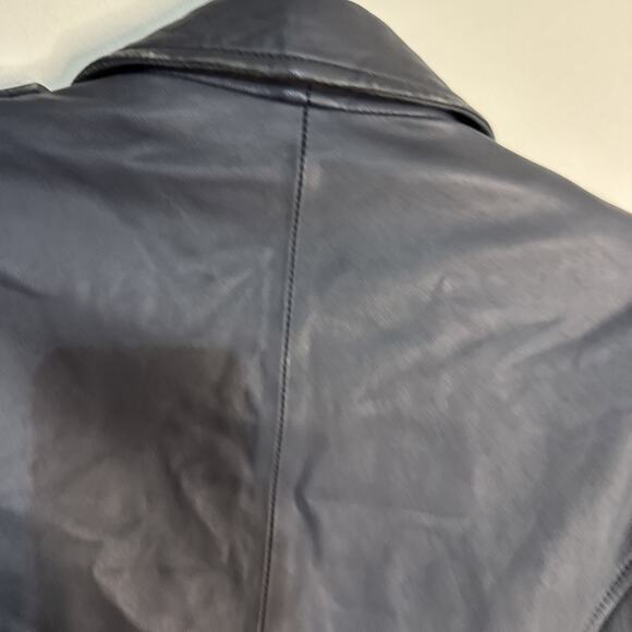 IRO Newhan Dark Gray Lamb Leather Biker Moto Jacket Size 38 US 6 Retail $1345 - Picture 12 of 16